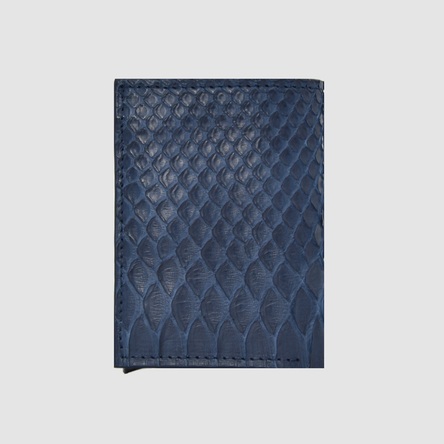 Portacarte compatto in vera pelle di pitone "Performante" - immagine 3