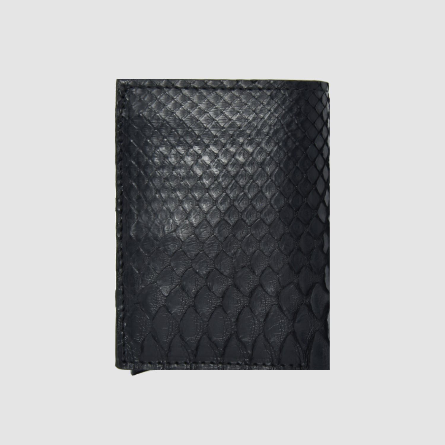 Portacarte compatto in vera pelle di pitone "Performante" - immagine 6