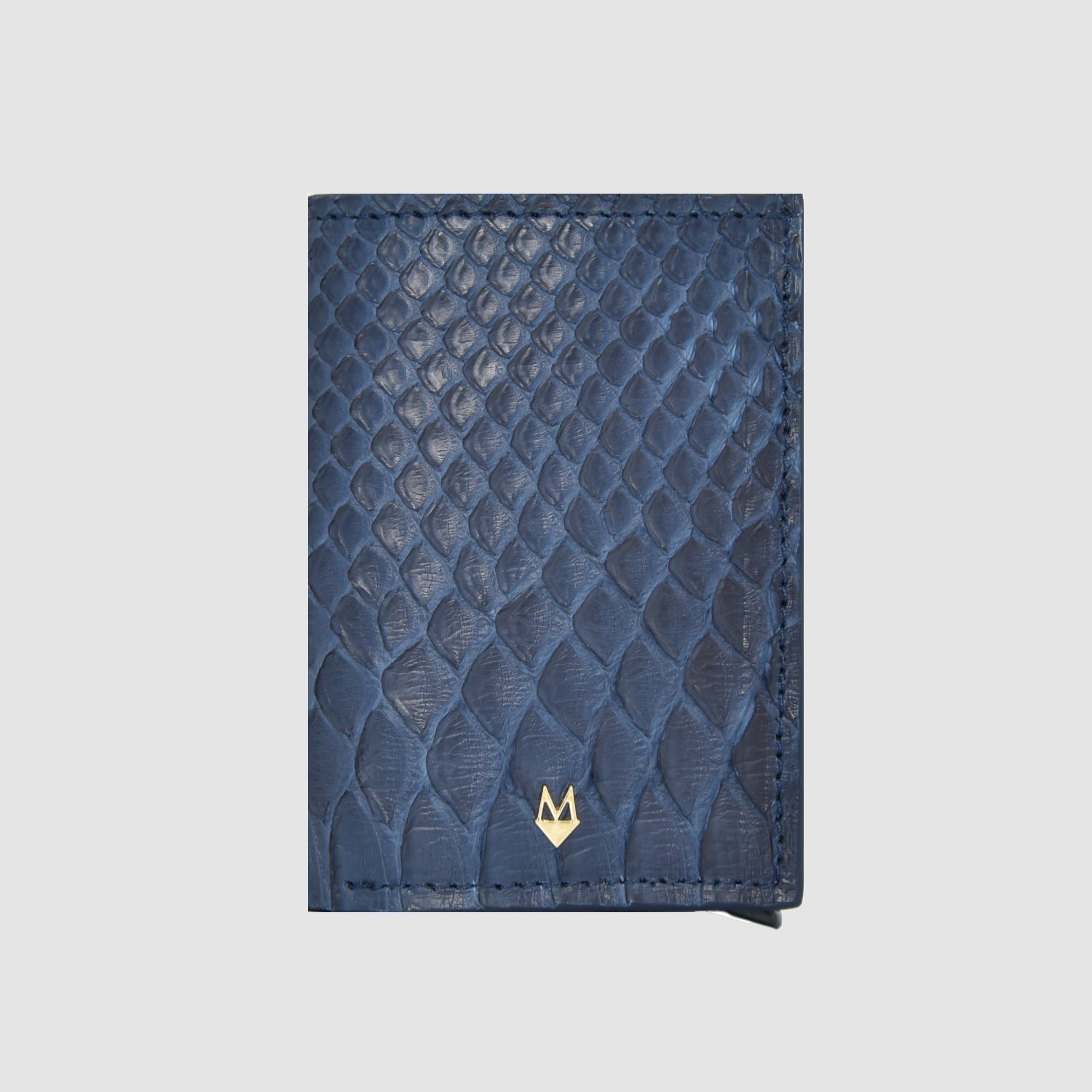 Portacarte compatto in vera pelle di pitone "Performante" - immagine 9