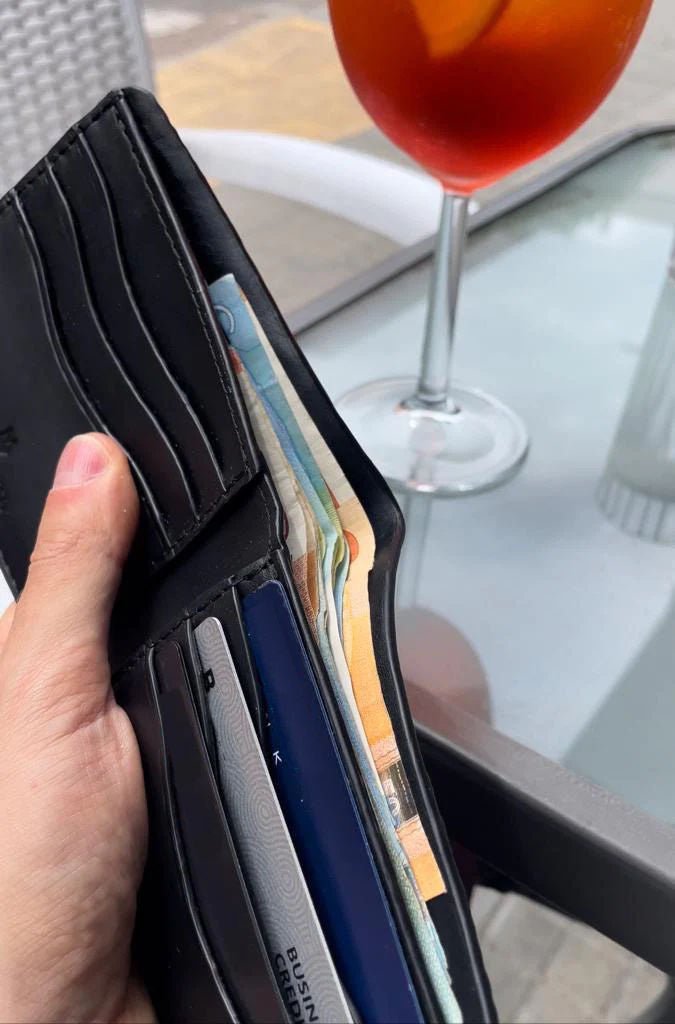 Portafoglio mod. "Esemplare" in vera pelle di coccodrillo personalizzabile - immagine 6